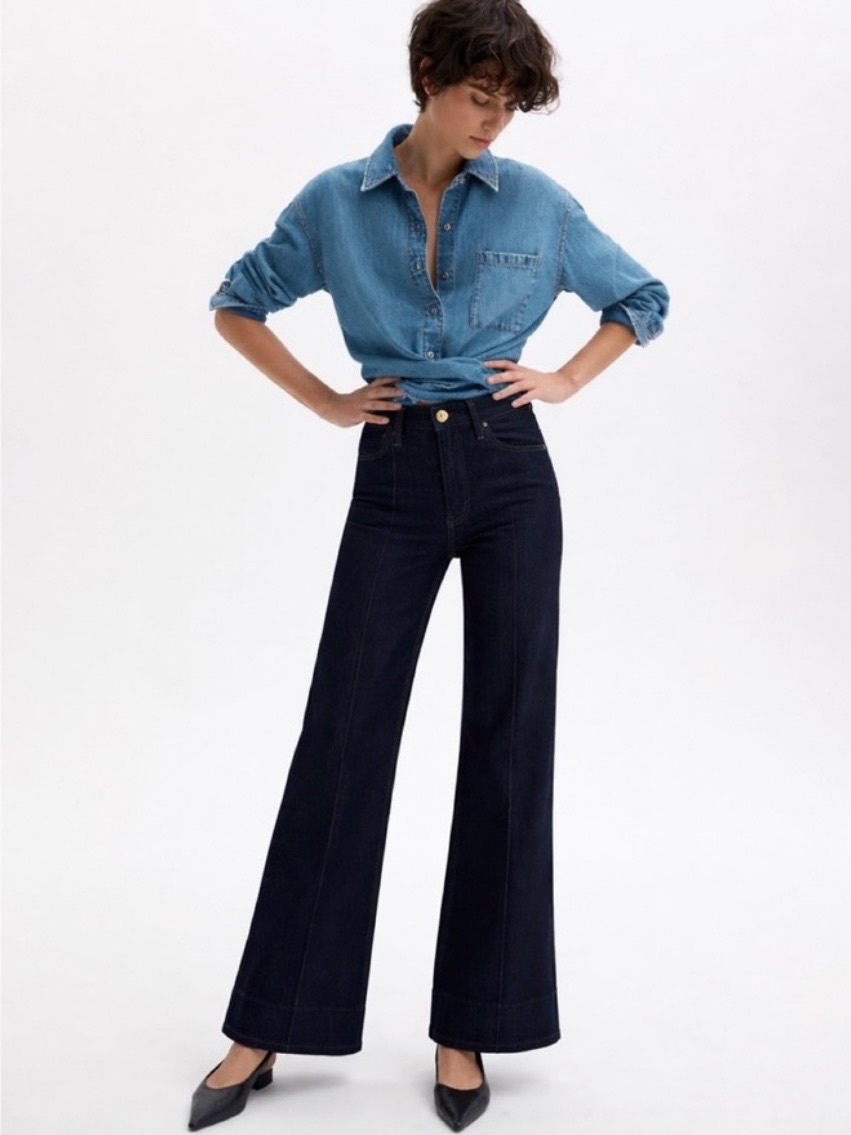 Rag & Bone | Skylar High Waist Flare Trouser Jeans ~ Us 32